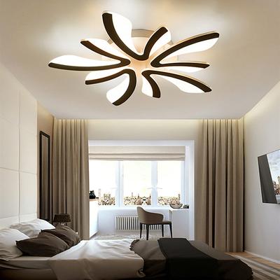 LED Dimmable Ceiling Light Modern Dandelion Nordic Style Acrylic Ceiling Panel Lamp Minimalist Layered Design Living Room Dining Room Lights AC220V ONLY DIMMABLE WITH REMOTE CONTROL