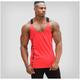 Men's Running Tank Top Workout Tank Patchwork Sleeveless Vest / Gilet Athletic Cotton Breathable Moisture Wicking Soft Running Active Training Walking Sportswear Activewear Black Army Green Red