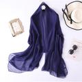 Shawls Women's Wedding Guest Wraps Women's Scarves Shawls Scarves Sun Protection Sleeveless Imitation Silk Wedding Wraps With Pure Color For Party Spring Fall