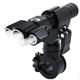 StarFire New Bicycle Lamp USB Charging Outdoor Cycling Headlight Telescopic Zoom Three Head LED Flashlight