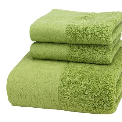 Luxury Bath Towels Set - 3 Piece 100% Cotton Bathroom Towels, Quick Dry, Extra Aborbent, Super Soft Towels Set 1 Hand Towel, 1 Wash Cloths, 1 Bath Towel