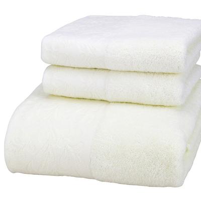 Luxury Bath Towels Set - 3 Piece 100% Cotton Bathroom Towels, Quick Dry, Extra Aborbent, Super Soft Towels Set 1 Hand Towel, 1 Wash Cloths, 1 Bath Towel