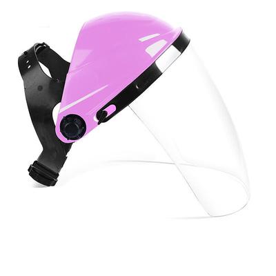 Plastic Full Face Cover, Protective Headgear Face Shield, Flame Cutting Grinding Fog Dust Proof Anti Droplet Full Face Mouth Cover Visor Shield