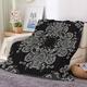 Boho Sofa Blanket Throw Cover Towel Slipcover Sectional Couch Armchair Loveseat Seater Tassel Boho Bohemian Abstract Soft Durable