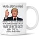 You're Great Son Trump Mug, Great Son Trump Coffee Mug Birthday Gag Gifts for Son, Funny Trump Speech Mug Son Present 11oz White Ceramic Cup