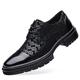 Men's Shoes Oxfords Derby Shoes Dress Shoes Dress Loafers Lug Sole Walking Business Chinoiserie British Wedding Daily Leather Synthetics Height Increasing Booties / Ankle Boots Lace-up Black / White