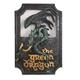 Resin Crafts Lord of The Rings The Prancing Pony and The Green Dragon Pub Signs Set Handmade Bar Style Sign Pub Home Office Garden Decorative Sign