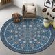 Persian Carpet Area Rug Swivel Chair Hanging Basket Round Rug Ethnic Style Living Room Bedroom Carpet Mat