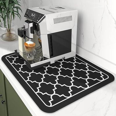 Coffee Mat Super Absorbent Dish Drying Mat Coffee Bar Accessories Match with Coffee Maker Coffee Machine Coffee Pot Large Drying Mats for Kitchen Counter