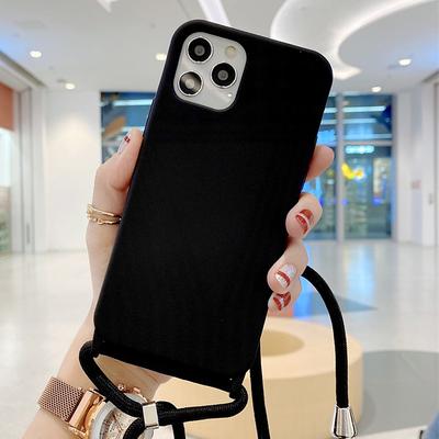 Colorful Silicone Lanyard Case for iPhone 16e 16 15 Pro Max Plus 14 13 12 11 Pro Max Mini X XR XS Max 8 7 Plus – Soft Touch, Full Body Protective, Crossbody Strap Father's Day Gifts