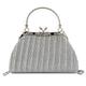 Women's Handbag Evening Bag Hobo Bag Clutch Bags Synthetic Party Bridal Shower Holiday Large Capacity Waterproof Breathable Solid Color Silver Gold