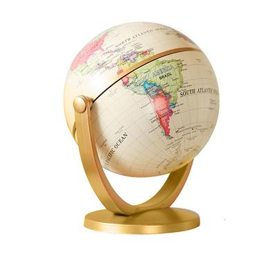 1Pc Retro Globe 360 Rotating Earth World Ocean Map Ball Antique Desktop Geography Learning Education Home School Decoration