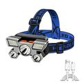 LED Headlights USB Rechargeable Waterproof LED Headlamp for Outdoor Camping Fishing Adventure Built-in 18650 LIB