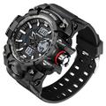 SANDA Digital Watch for Men LED Digital Wristwatch Luminous Calendar Alarm Clock Fashion Classic 50M Waterproof Shock Men Outdoor Sports Military Quartz Watch