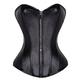 Corset Women's Corsets Christmas Halloween Wedding Party Birthday Party Plus Size Black Red Overbust Corset Zipper Lace Up Classic Tummy Control Push Up Solid Color Summer Spring Fall