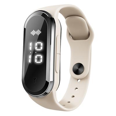 Smart Ultrasonic Mosquito Repellent Bracelet – Digital Watch with Pedometer, Body Temperature Display, USB Charging, Long-Term Wearable Protection