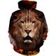 Men's Hoodie Pullover Hoodie Sweatshirt Lightweight Hoodie 1# 2# 3 4 5 Hooded Graphic Lion Ugly Animals Daily Weekend 3D Print Cute Casual Clothing Apparel Hoodies Sweatshirts Long Sleeve