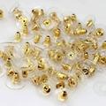 50pcs Earring Back For Women's Casual Daily Silver Plated Gold Plated White