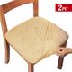Set of 2 Pcs Dining Chair Covers Water Repellent Stretch High Back Chair Slipcover Spandex Chair Seat Covers with Elastic Band for Wedding