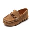 Boys Loafers Daily Casual School Shoes Suede Breathability Non-slipping Big Kids(7years ) Little Kids(4-7ys) School Birthday Gift Walking Shoes Indoor Outdoor Play Lace-up Yellow Brown Grey Spring