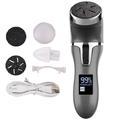 Electric Callus Remover For Feet With Dander Vacuum Cleaner Rechargeable Foot Callus Remover Pedicure Tools Foot File Professional Foot Care Kit Dead Skin Remover With 3 Heads 2 Speed LCD Display