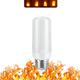 LED Flame Light Bulb E27 Dynamic Flame Effect Fire E14 Light Flashing LED Light 3/5/7/9W 110V-220v Home Lighting Simulation Flame Light Gravity Induction Flame Effect Decorative Mood Light