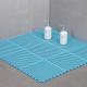Interlocking Rubber Floor Tiles with Drain Holes DIY Size Bathroom Shower Toilet Floor Tiles Mat Interlocking Massage Soft Cushion Floor Tiles for Indoor/Outdoor