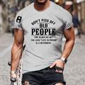 Do N'T Piss Off Old People The Older We Get Less Life In Prison A Deterrent Mens 3D Shirt For Birthday Grey Summer Cotton Letter Light Tee Graphic Men'S Polyester Vintage Basic Short Sleeve