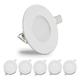 6pcs 4pcs Led Downlights 3W Led Ceiling Light 110V Recessed Down Light Round Led Panel Light 220V LED Spot Light Indoor Lighting