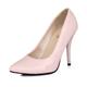 Women's Heels Pumps Ladies Shoes Valentines Gifts Dress Shoes Plus Size Valentine's Day Daily Party Evening Stiletto Pointed Toe Elegant PU Black Yellow Pink