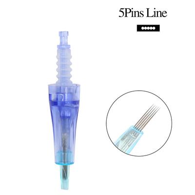 15pcs/box Dr Pen A10 A6 Needle Cartridges 12pin 36pin 42pin Round Nano For Microneedling 1R 3R 5F 7F For Permanent Makeup