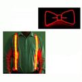 LED Suspenders Bow Tie Perfect For Music Festival Halloween Costume Party Tie Light LED Suspenders Luminous Tie Stage Necktie LED Bow Tie