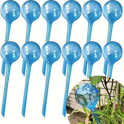 6pcs Plant Watering Globes Self Watering Bulbs PVC Automatic Watering Balls Plant Watering System Clear Plant Waterer For Indoor And Outdoor 5.1inch.zip