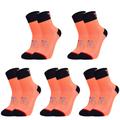 Compression Socks Athletic Sports Socks Crew Socks Cycling Socks Men's Football / Soccer Cycling / Bike Breathable Wearable 1 Pair Winter Solid Color Chinlon Black White Orange M L XL