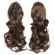 Claw Clip In Body Wave Hair Extensions Long Curly Wavy Ponytail Hair Extensions Synthetic Hair Pieces For Women Girls