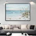 100% Handpainting Nordic Seascape Painting For Home Decorations Abstract Seaside Wall Art Ocean View Paintings Decor No Frame