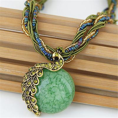 Women's necklace Textured Street Geometry Necklaces