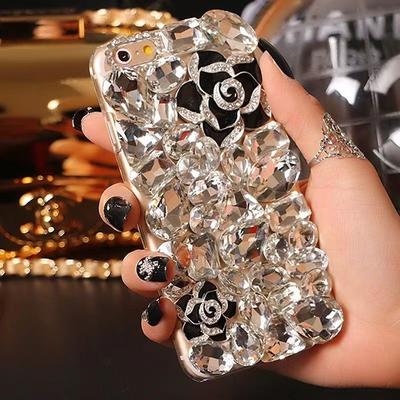 Phone Case For Samsung Galaxy S24 S23 S22 S21 S20 Plus Ultra A54 A34 A14 A73 A53 A33 Note 20 10 S25 Ultra Back Cover Bling Rhinestone Dustproof Animal Crystal Diamond TPU