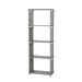 Kkewar Bookshelf Shelf Rack Storage Rack Magazine Rack Bookcase Shelving Display Shelves Storage Unit PP and Non-woven Fabric Shelf (Five-story Silver Gray)