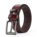 Men's Faux Leather Belt Black Brown Faux Leather Stylish Classic Casual Plain Daily Vacation Going out