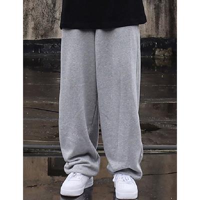 Men's Sweatpants Joggers Trousers Straight Leg Sweatpants Pocket Drawstring Elastic Waist Plain Comfort Breathable Outdoor Daily Going out Fashion Casual Black Navy Blue