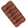 Silicone Chocolate Moulds 6 Pieces Silicone Moulds for Chocolate and Non-Stick Chocolate Molds Letters and Numbers for Making Chocolate Muffins Cakes 6 Shapes