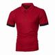 Men's Polo Golf Shirt Outdoor Casual Polo Collar Classic Short Sleeve Basic Classic Gradient Dot Button Front Summer Regular Fit Black / Red White Red Navy Blue Orange Polo