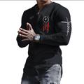 Men's Henley Shirt Cool Shirt Long Sleeve Shirt Star Graphic Prints V Neck Hot Stamping Street Sports Long Sleeve Button-Down Print Clothing Apparel Designer Casual Comfortable