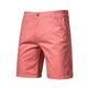 Men's Dress Shorts Work Shorts Casual Shorts Golf Shorts Pocket Straight Leg Solid Colored Comfort Wearable Knee Length Outdoor Daily 100% Cotton Streetwear Stylish Black Pink