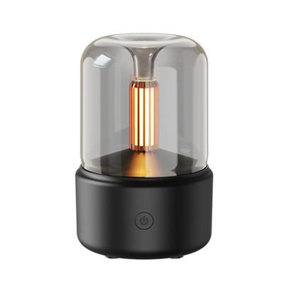 Candlelight Aroma Diffuser Portable 120ml Electric USB Air Humidifier Cold Fog Machine Atomizer with LED Night Light