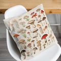 1PC Mushroom Double Double Side Pillow Cover Soft Decorative Square Cushion Case Pillowcase for Bedroom Livingroom Sofa Couch Chair