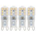 G9 LED Bulb AMAZING POWER 220V JC G9 Bi Pin Bulb G9 20W Halogen Bulb Replacement 3000K 6000K 4-Pack