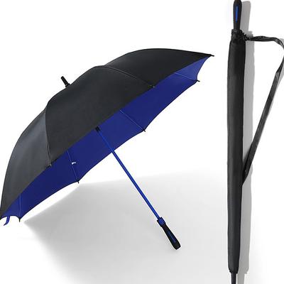 Super Large Double-layer Business Golf Umbrella Large Umbrella Windproof Long-handle Sunny Umbrella Men's Car Straight Umbrella