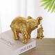 Elephant Statue. Elephant Decor Brings Good Luck, Health, Strength. Elephant Gifts for Women, Mom Gifts. Decorations Applicable Home, Office, Bookshelf TV Stand, Shelf, Living Room - Silver